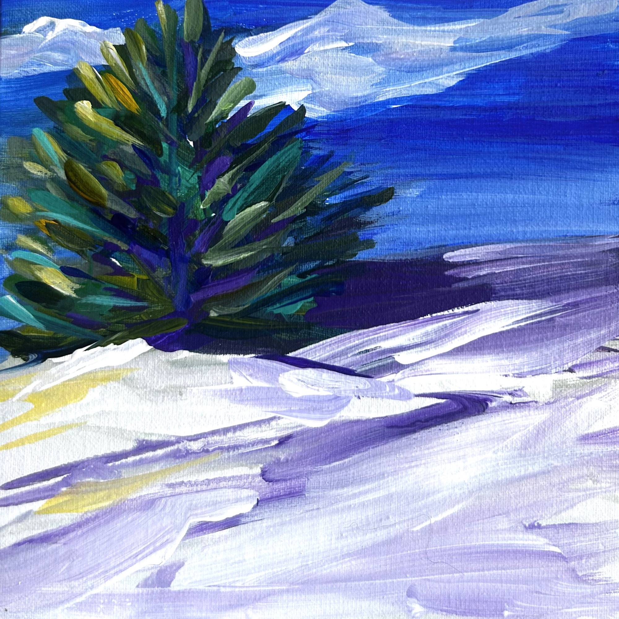 Snow Drifts Original Mini Landscape