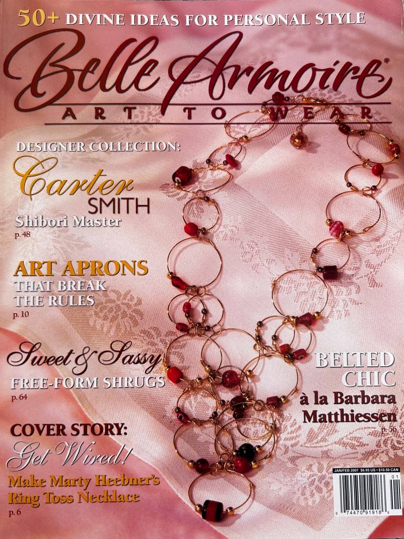 Belle Armoire magazine with Sally Evans Art article 