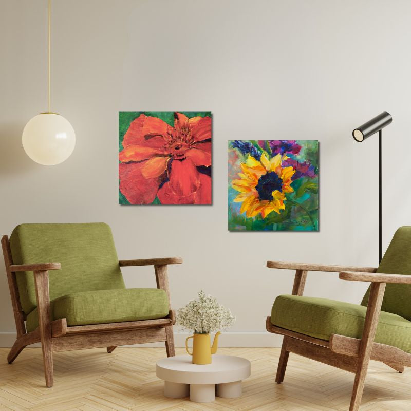 Orange Marigold Canvas Art Print