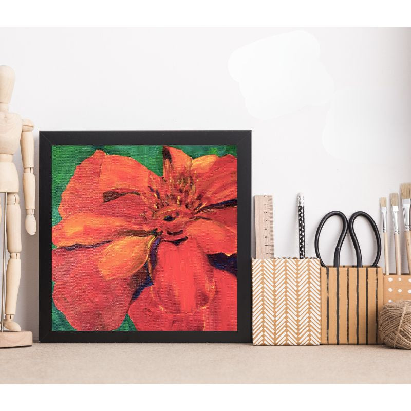 Orange Marigold Canvas Art Print